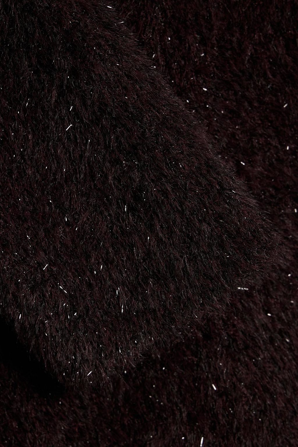 VINCE. Brushed knitted and tinsel sweater