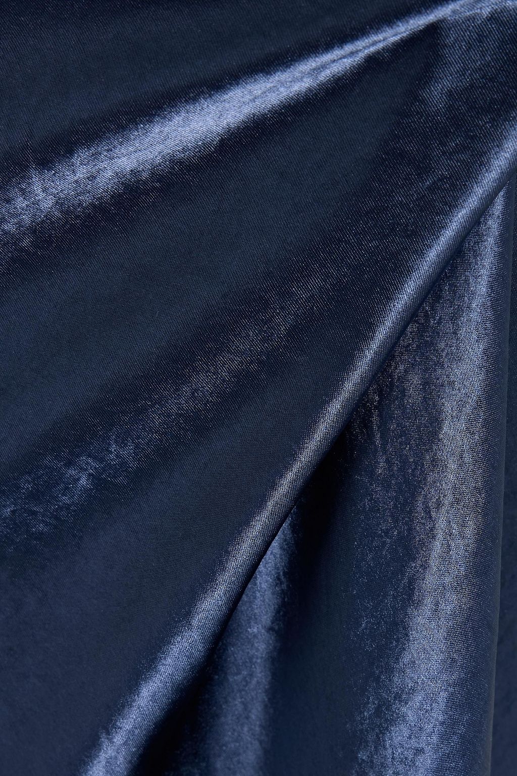 VINCE. Crinkled-satin maxi skirt