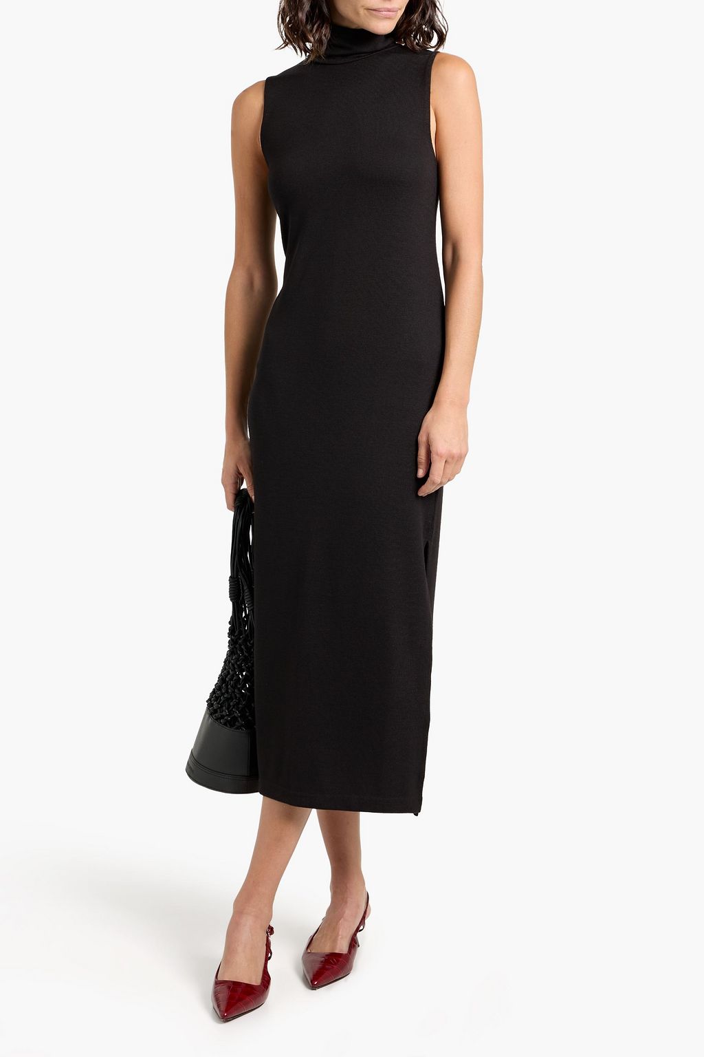 VINCE. Knitted midi dress