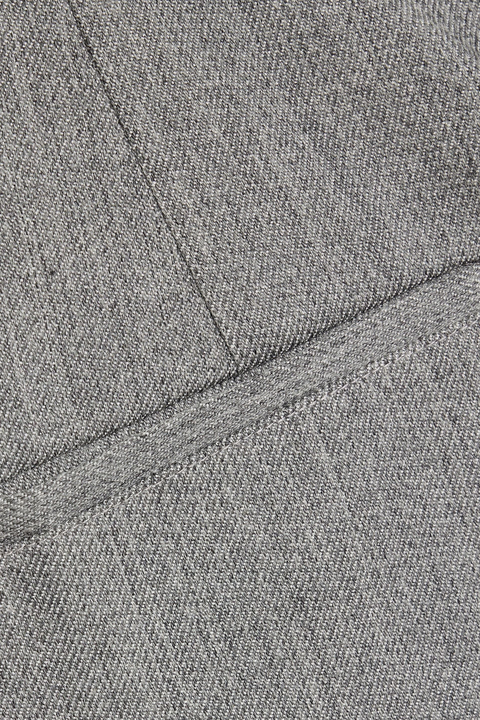 Vince Wool-blend Twill Wide-leg Pants In Gray