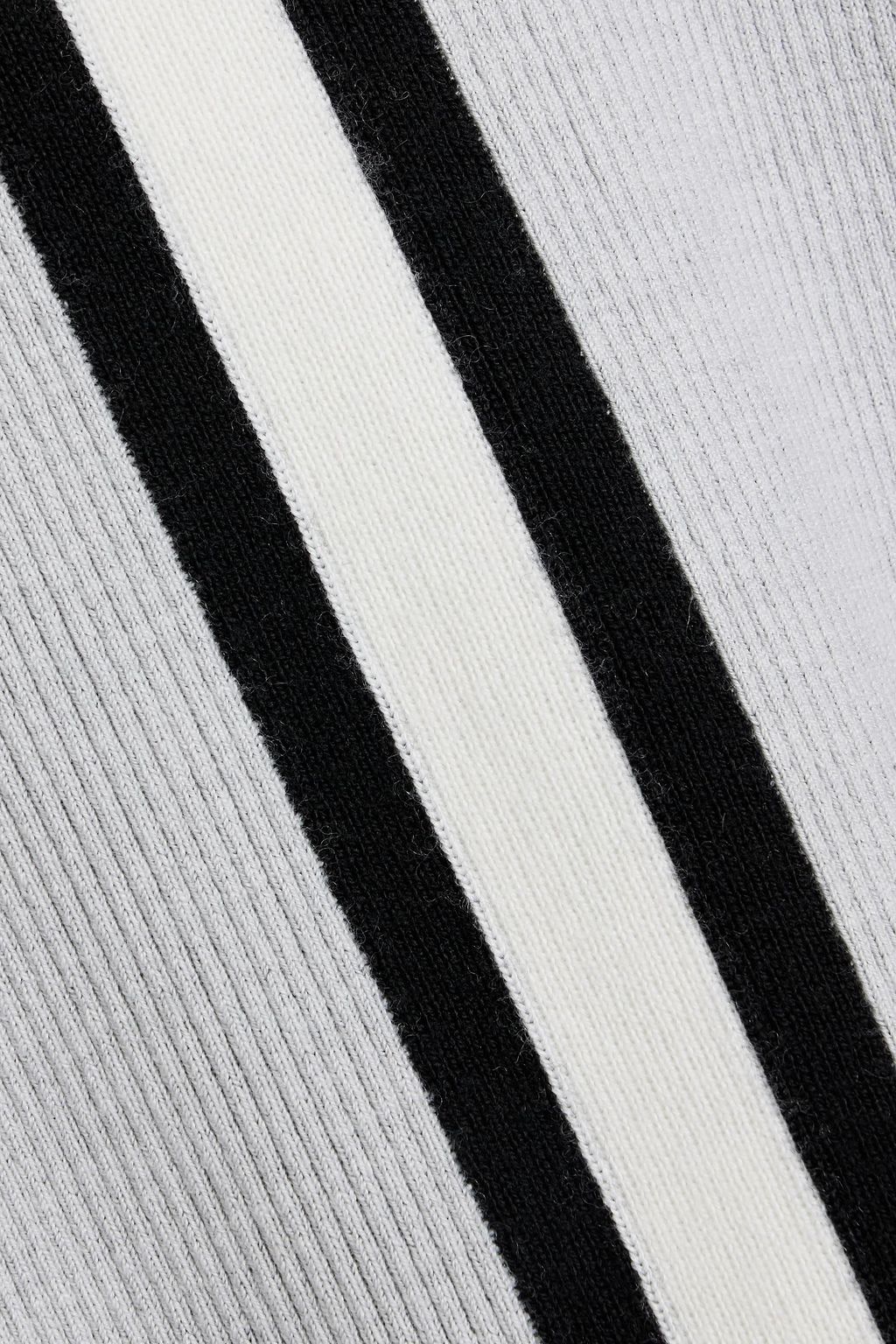 CORDOVA Soelden striped ribbed merino wool-blend turtleneck sweater