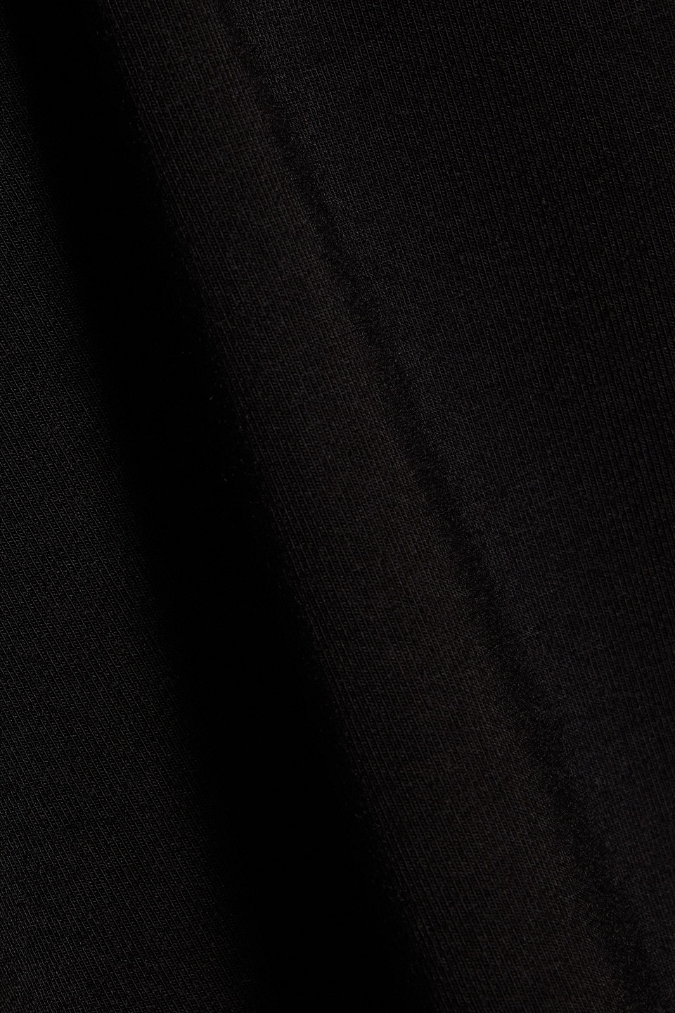 Vince Stretch-jersey Top In Black