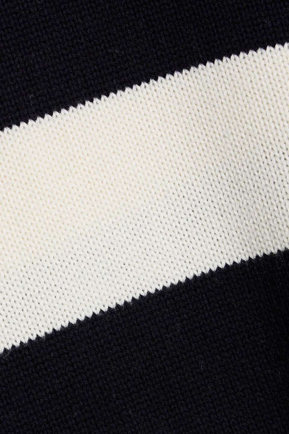 Vince Gestreifter Rollkragenpullover Aus Einer Woll-baumwollmischung In Multi