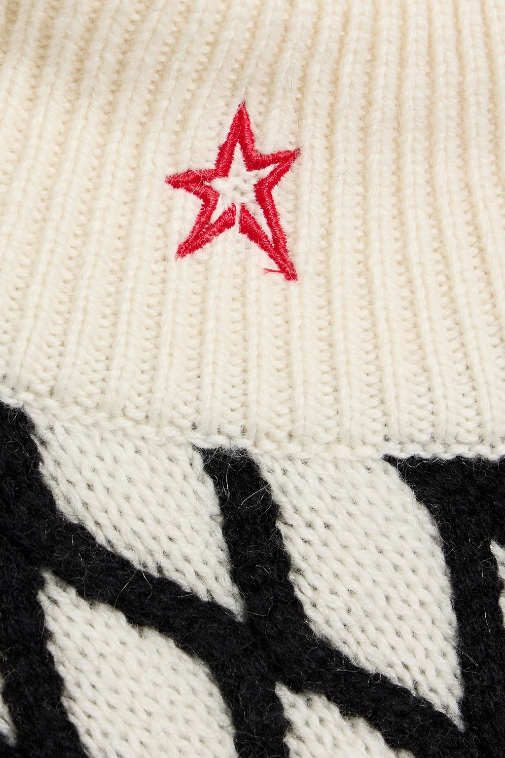 PERFECT MOMENT Carving Air jacquard-knit wool and cashmere-blend sweater