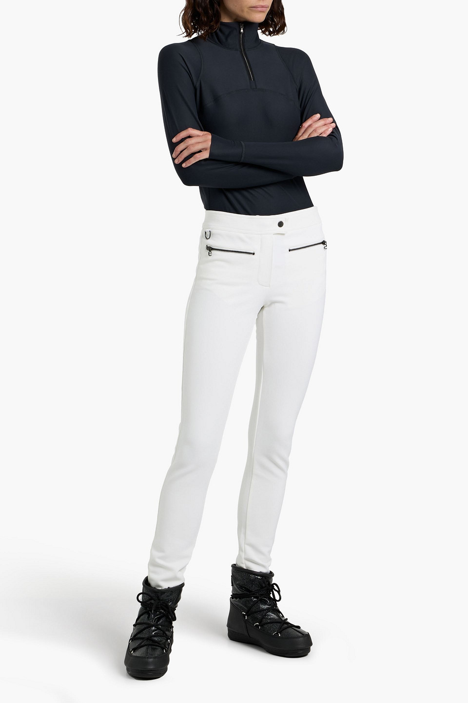 Erin Snow Jes Stretch-shell Ski Pants In White