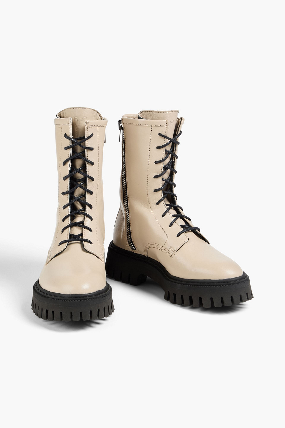  Iro - Combat Boots Aus Leder - Neutral - Eu 36 