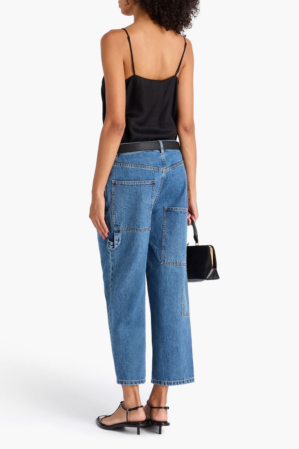 TIBI Crinkled satin camisole