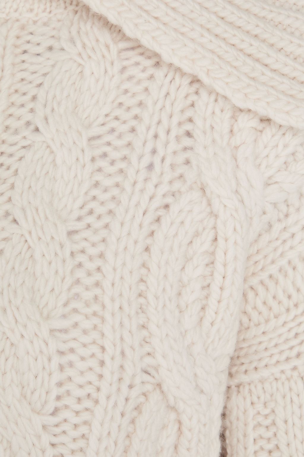 ZIMMERMANN Cable-knit wool cardigan