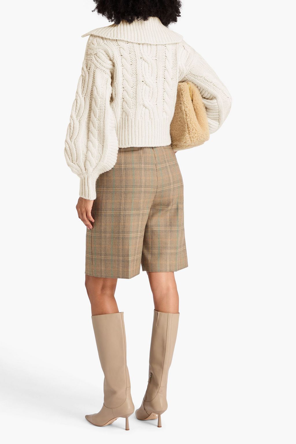 ZIMMERMANN Cable-knit wool cardigan