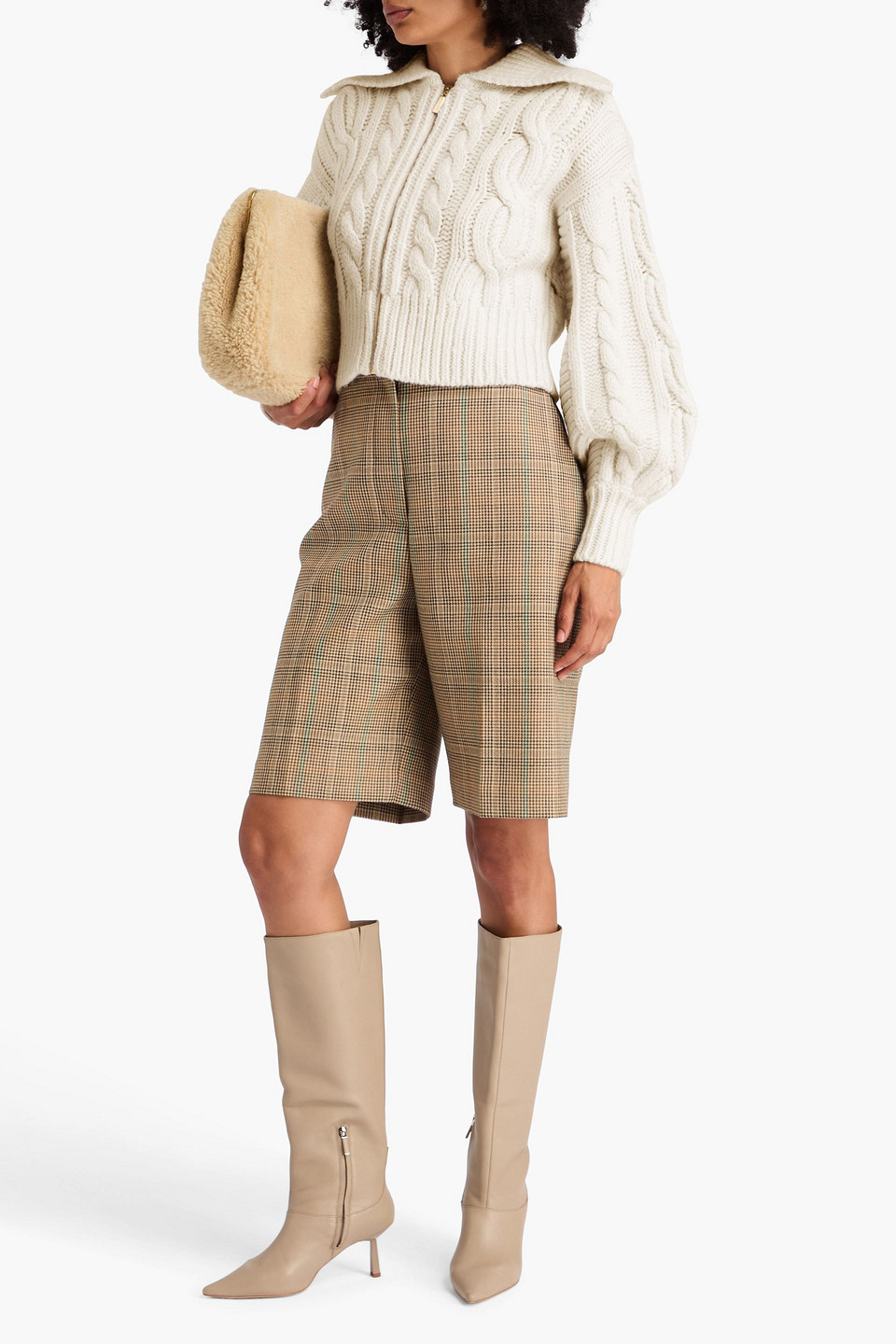  Zimmermann - Cable-knit Wool Cardigan - White - L 