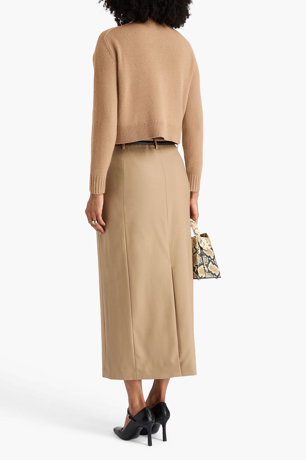 THEORY Cropped cashmere sweater
