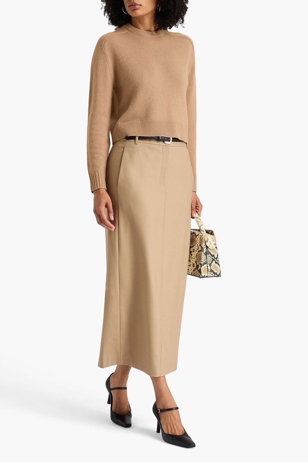 THEORY Cropped cashmere sweater
