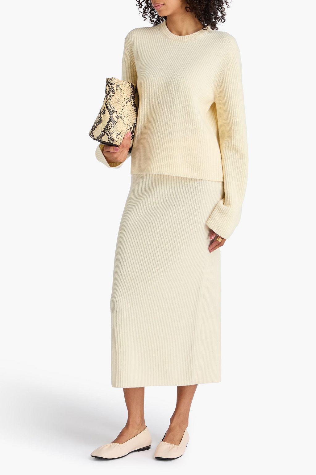 THEORY Wool and cashmere-blend sweater