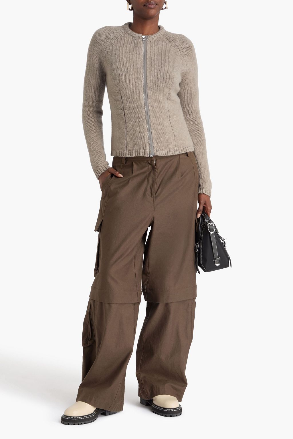 THEORY PROJECT Wool and cashmere-blend cardigan