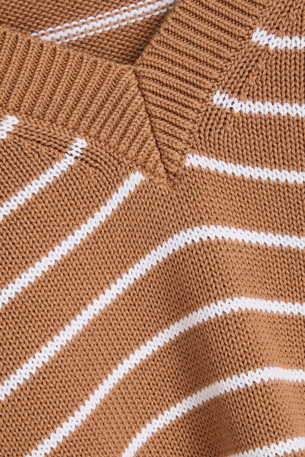 THEORY Striped cotton sweater