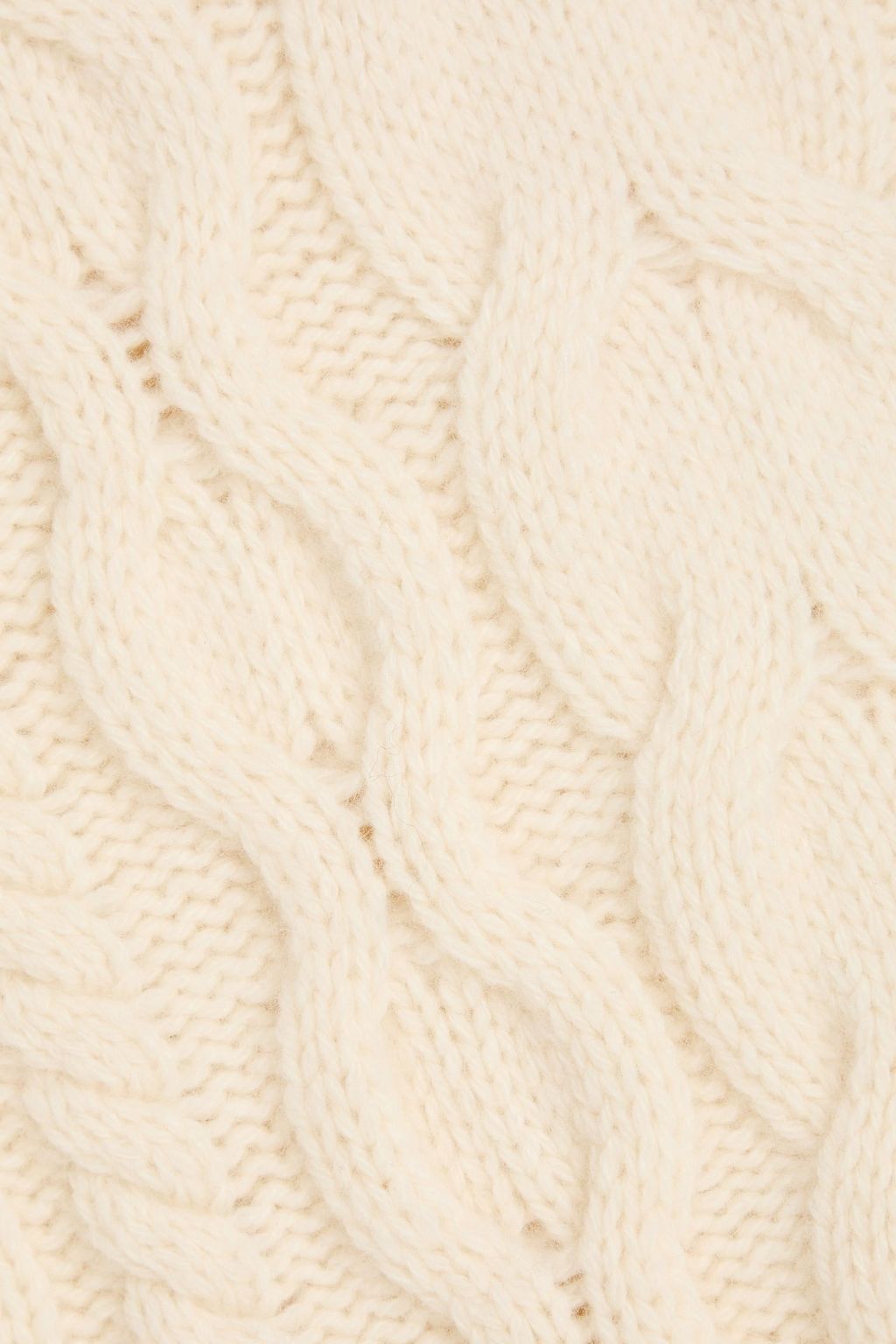 THEORY Cable-knit wool and cashmere-blend vest