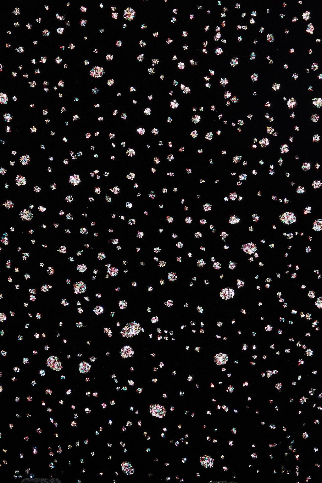 COSTARELLOS Belted glittered vlevet maxi dress