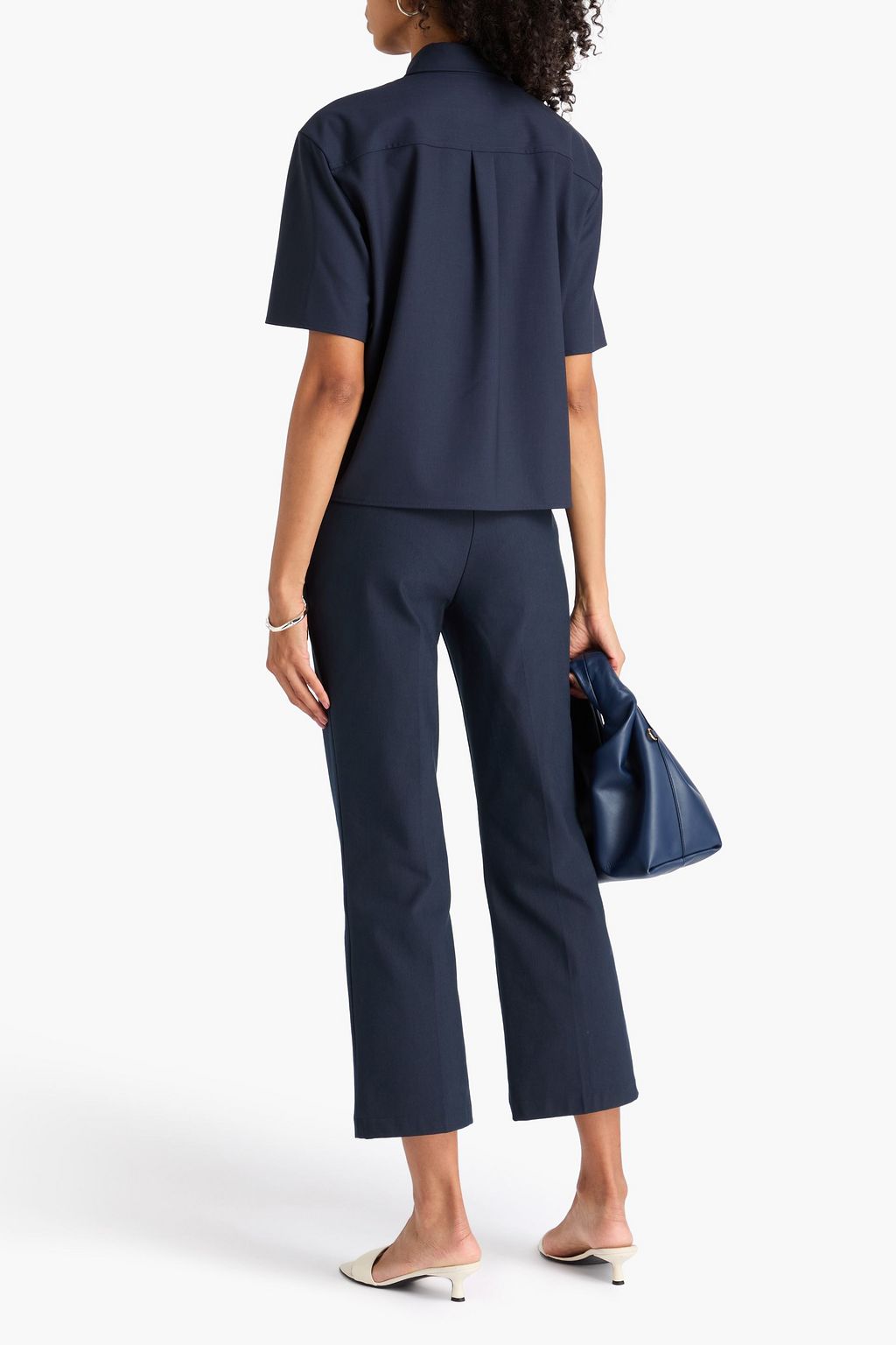 THEORY Wool-blend shirt