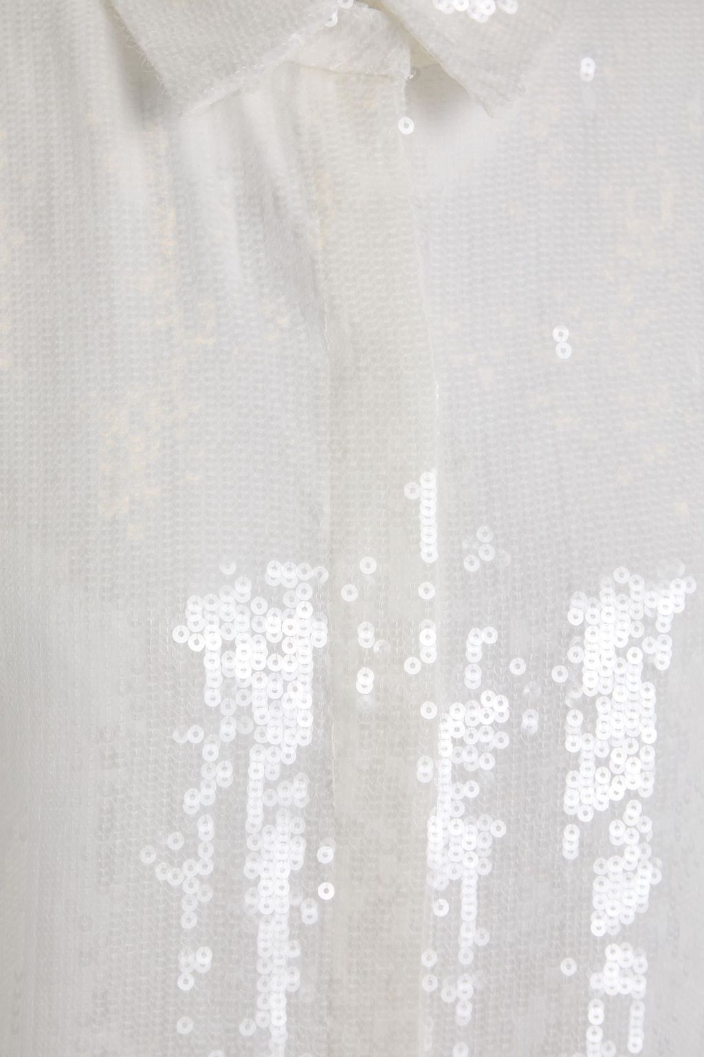 THEORY Sequined satin shirt