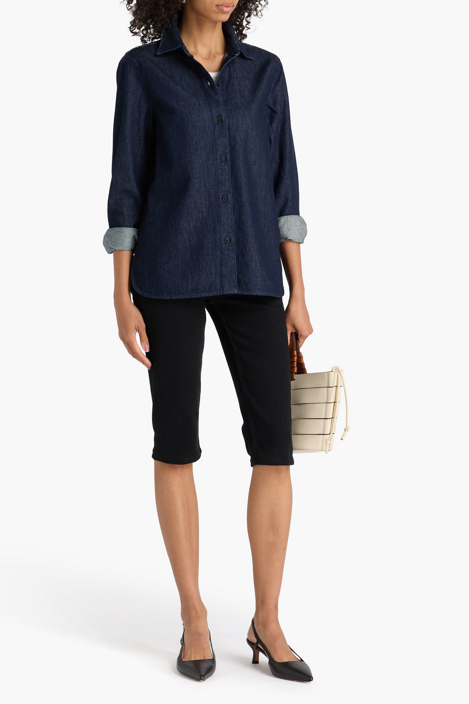  Theory - Denim Shirt - Blue - Xs 