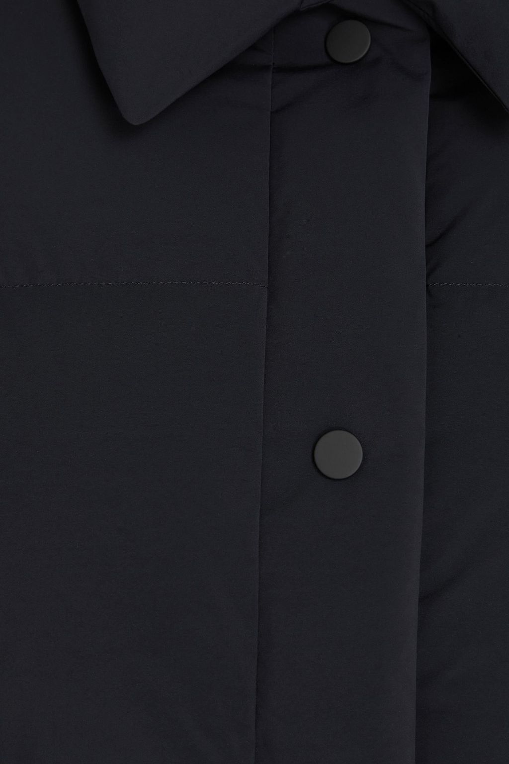 THEORY Cropped quilted shell down jacket