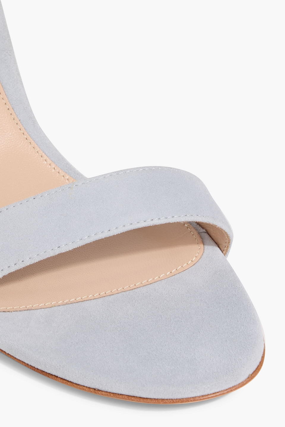 Gianvito Rossi Portofino 70 Suede Sandals In Blue