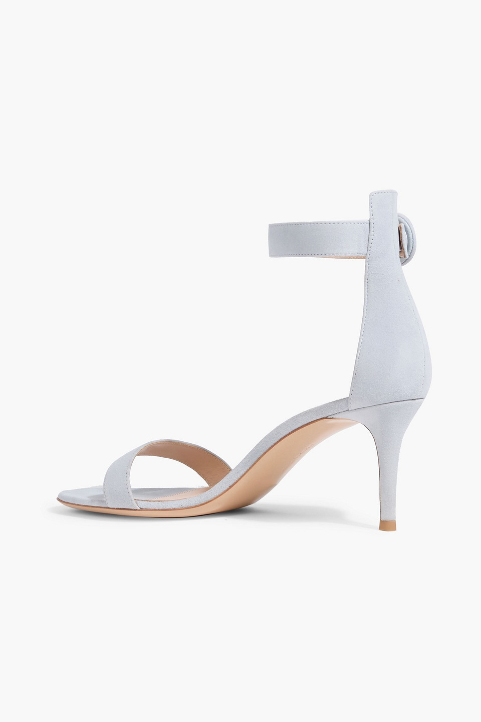 Gianvito Rossi Portofino 70 Suede Sandals In Blue
