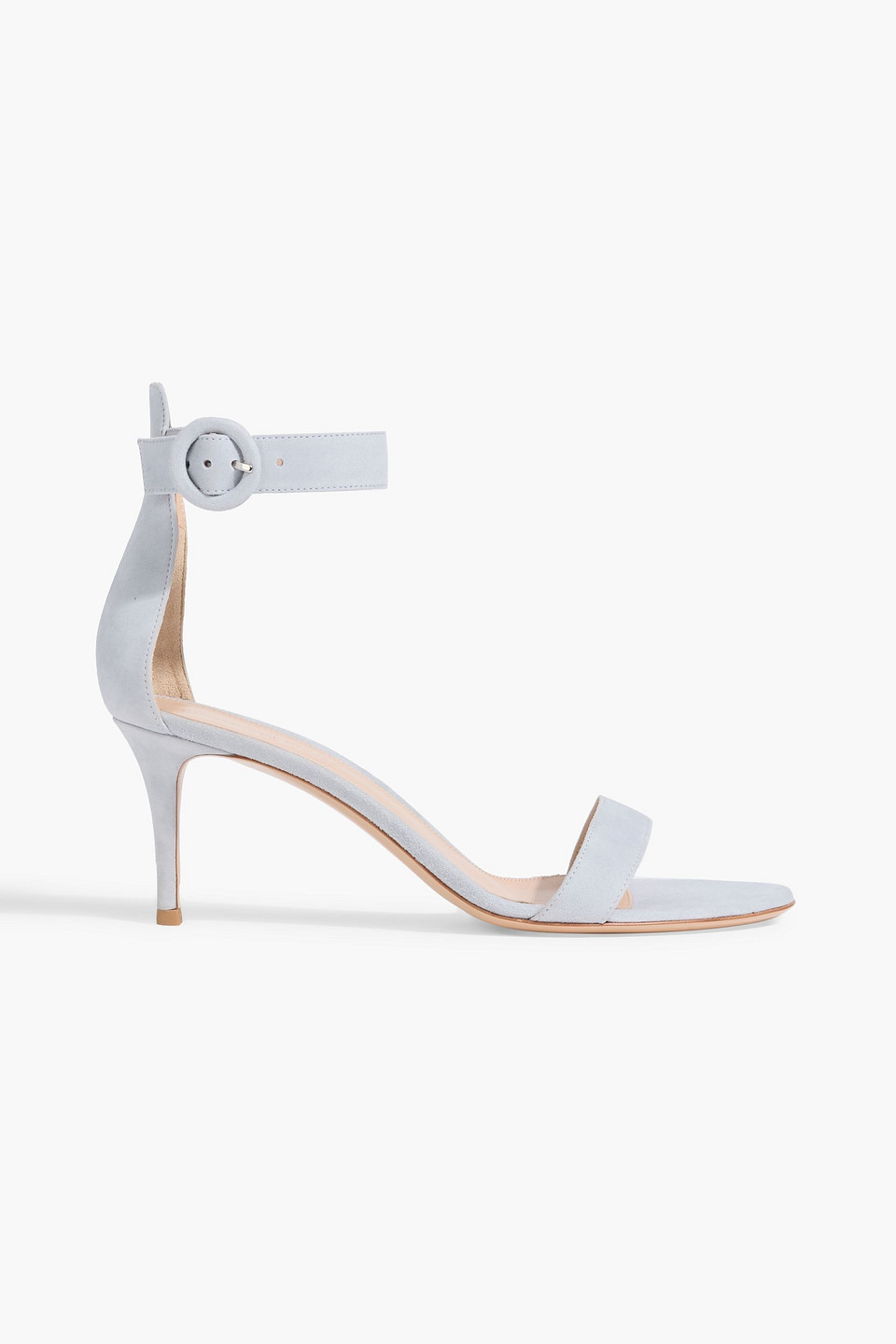 Gianvito Rossi Portofino 70 Suede Sandals In Blue
