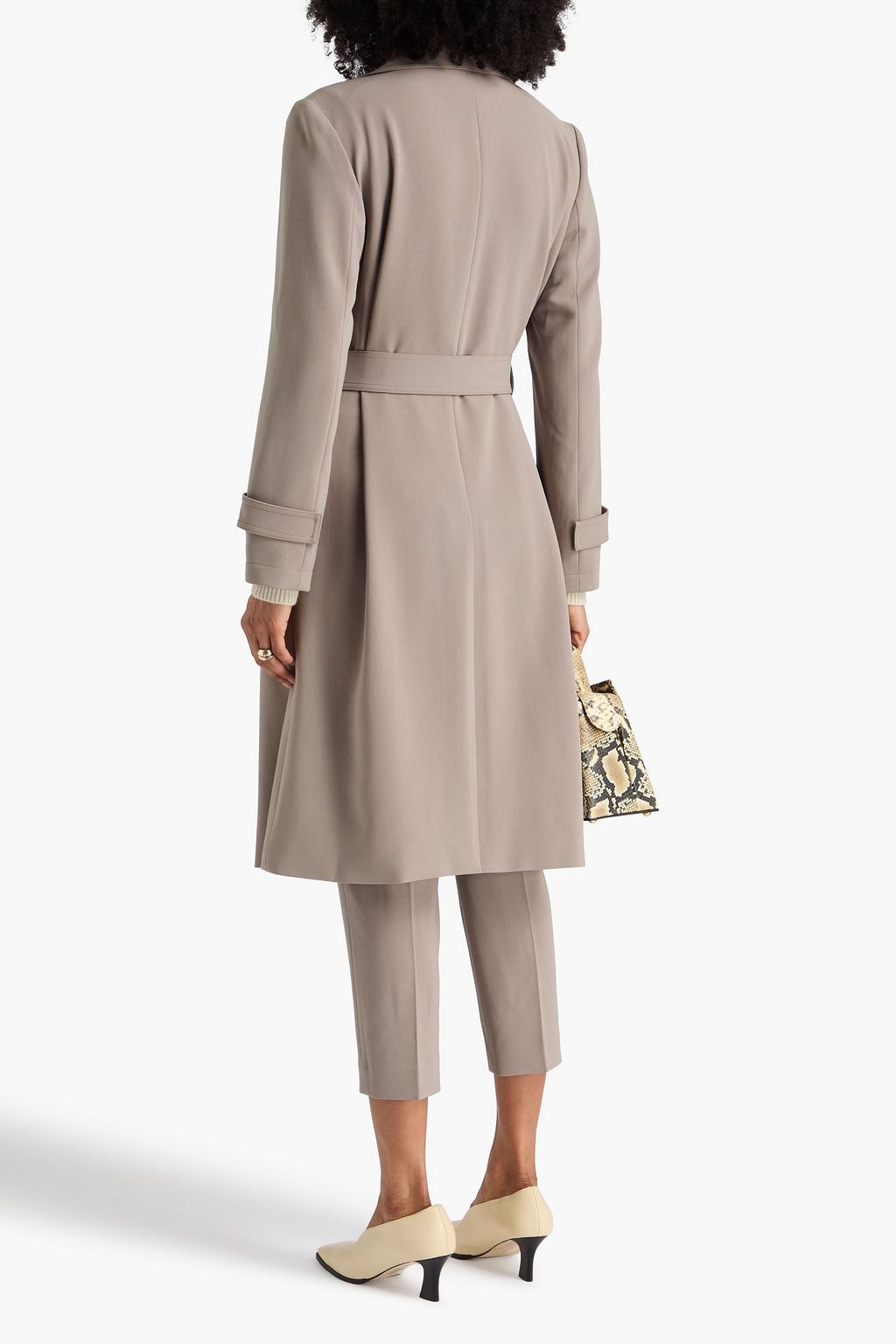 THEORY Oaklane crepe trench coat