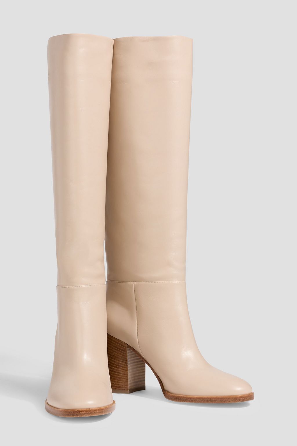 GIANVITO ROSSI Santiago 85 leather knee boots