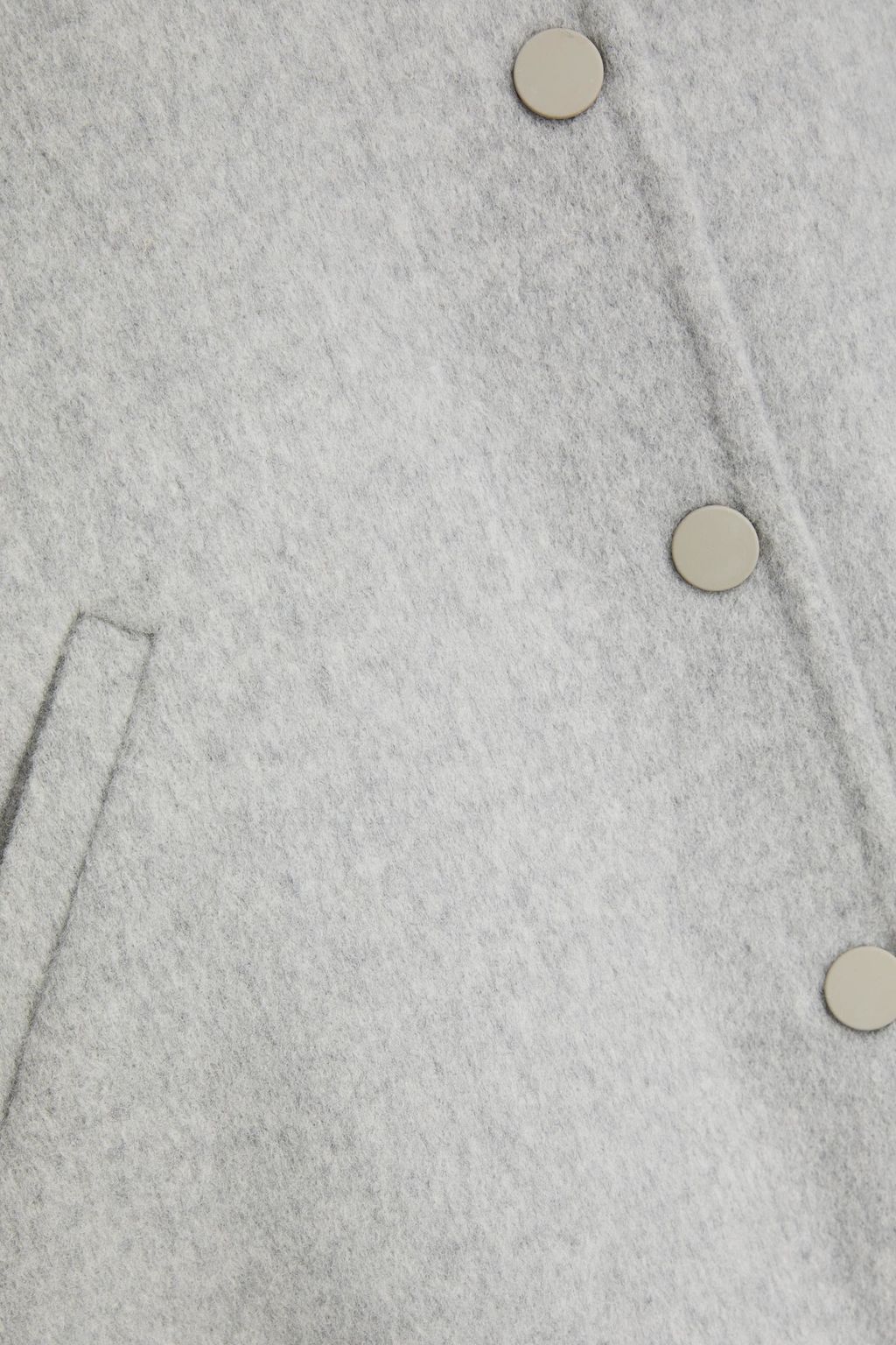 THEORY Wool and cashmere-blend felt bomber jacket