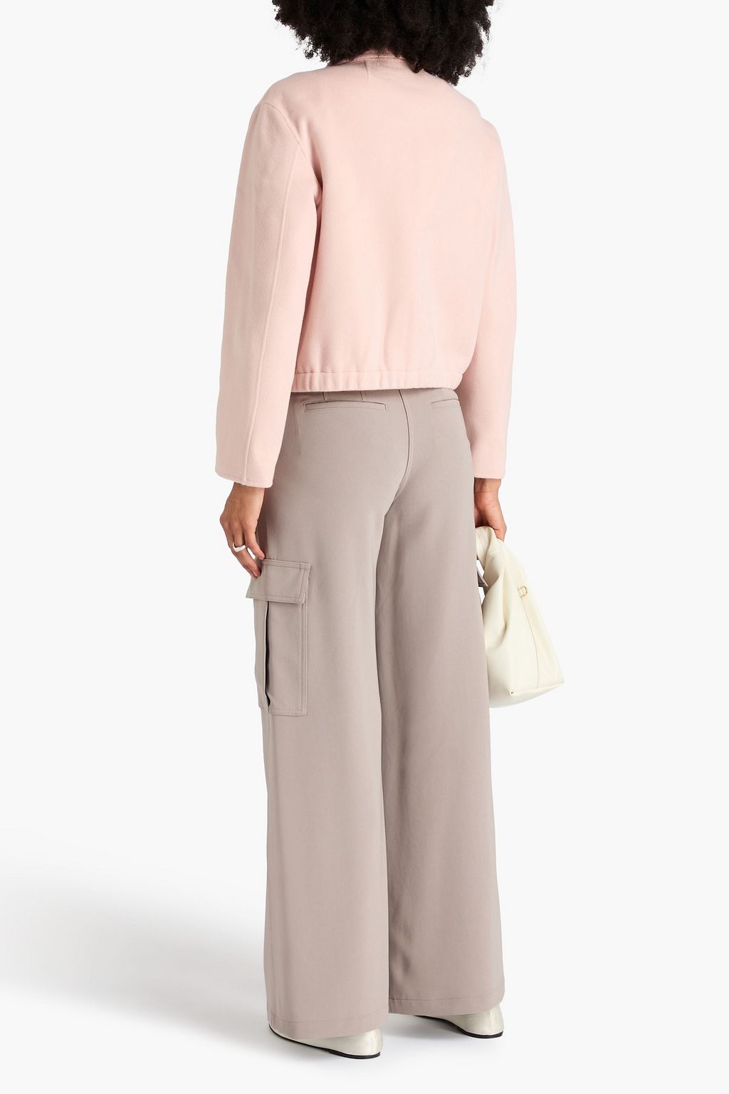 THEORY Brushed wool and cashmere-blend felt jacket