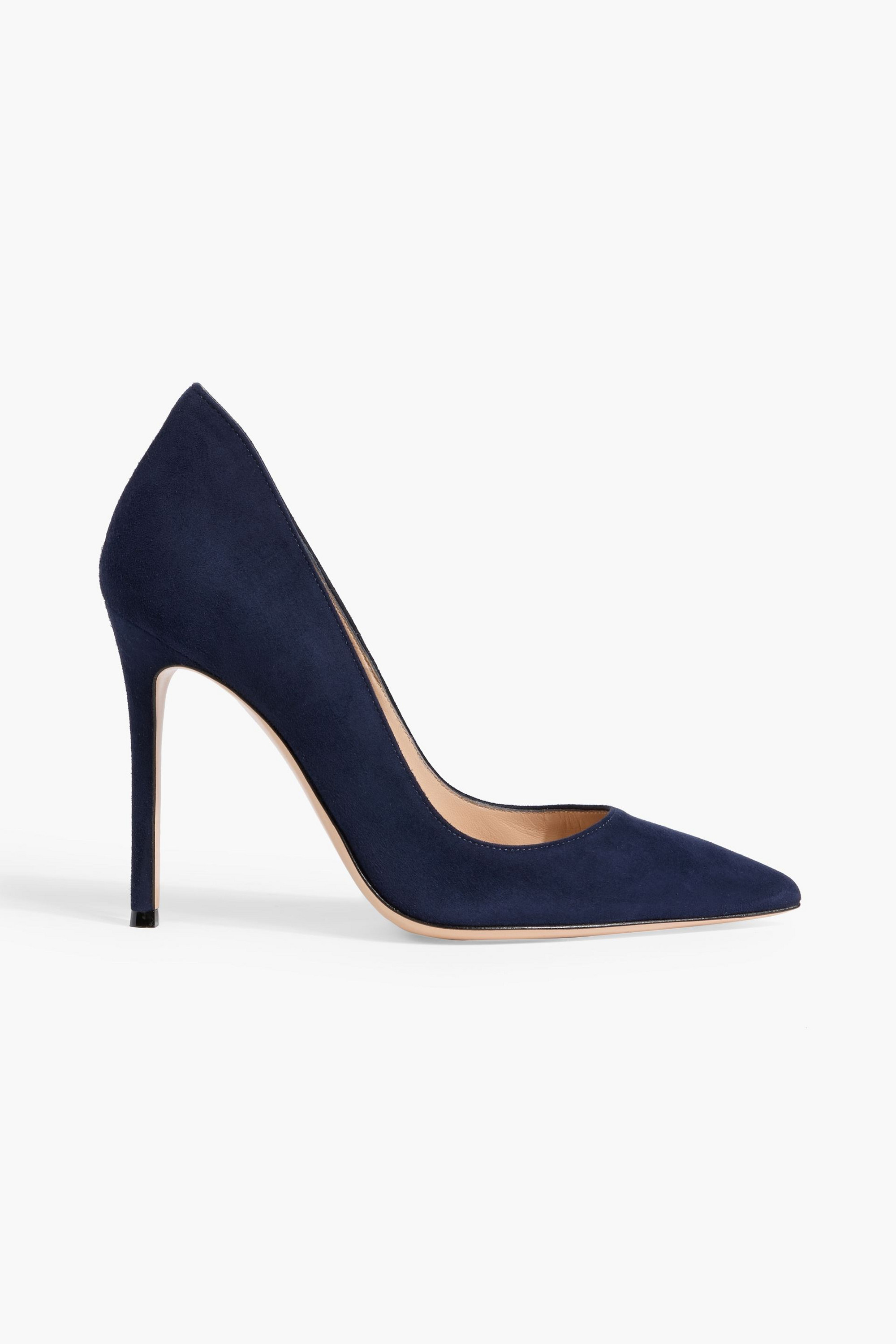 GIANVITO ROSSI Ellipsis suede pumps