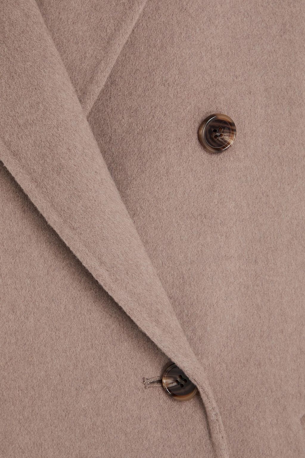 THEORY Double-breasted wool and cashmere-blend felt coat