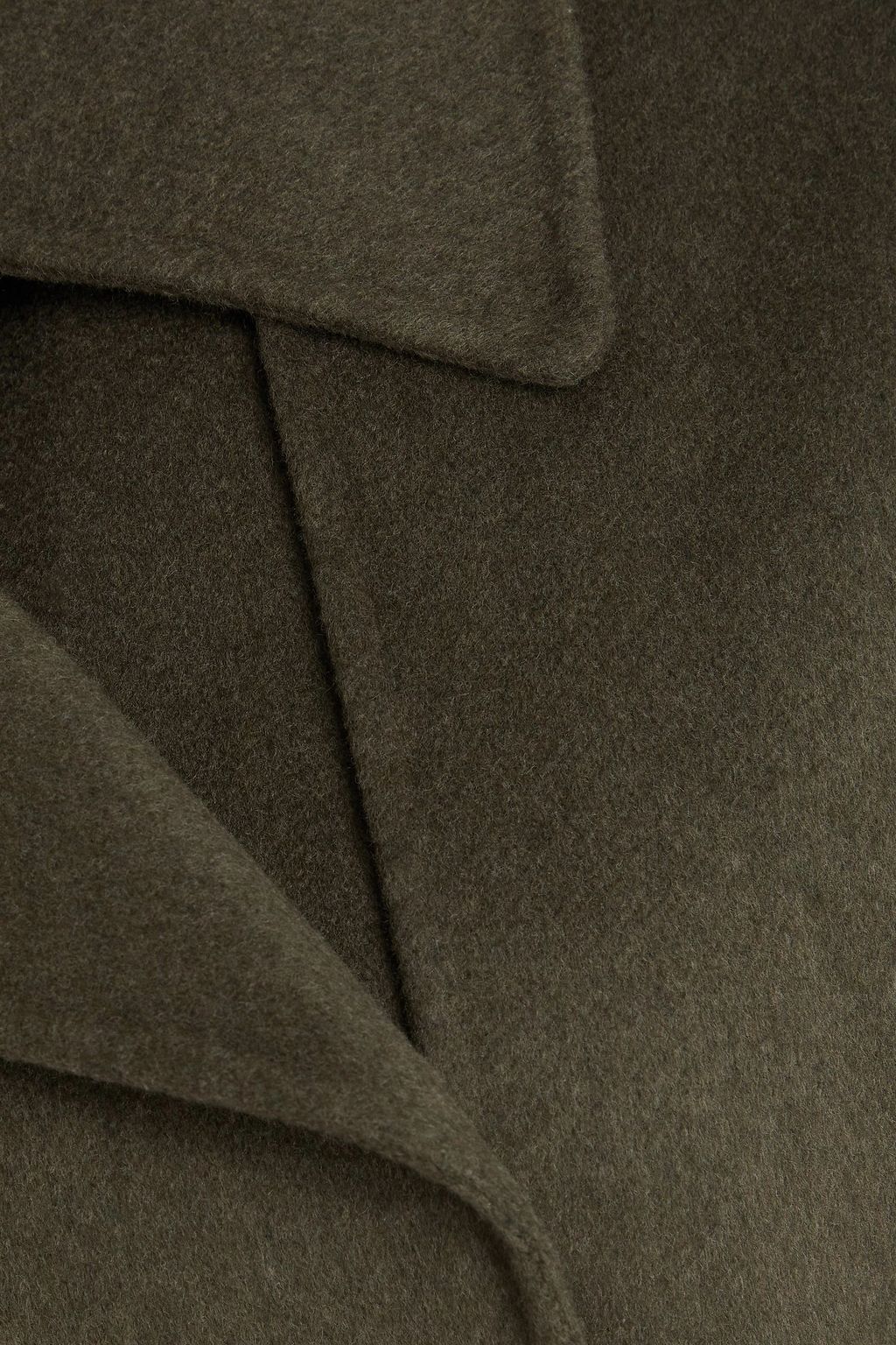 THEORY Belted brushed wool and cashmere-blend felt coat