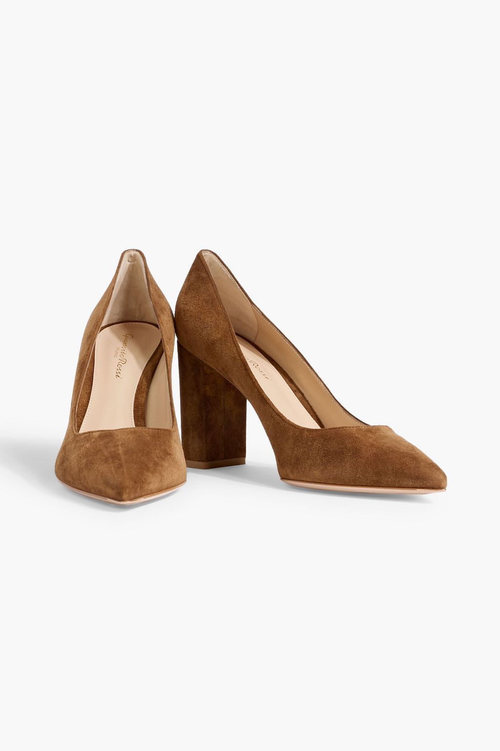 GIANVITO ROSSI Piper suede pumps