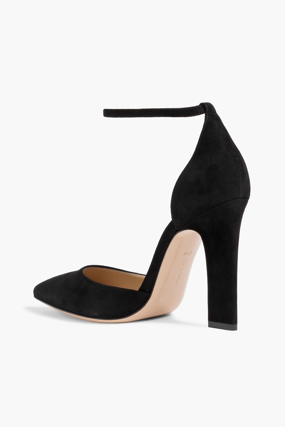 Gianvito Rossi Mila Suede Pumps In Black