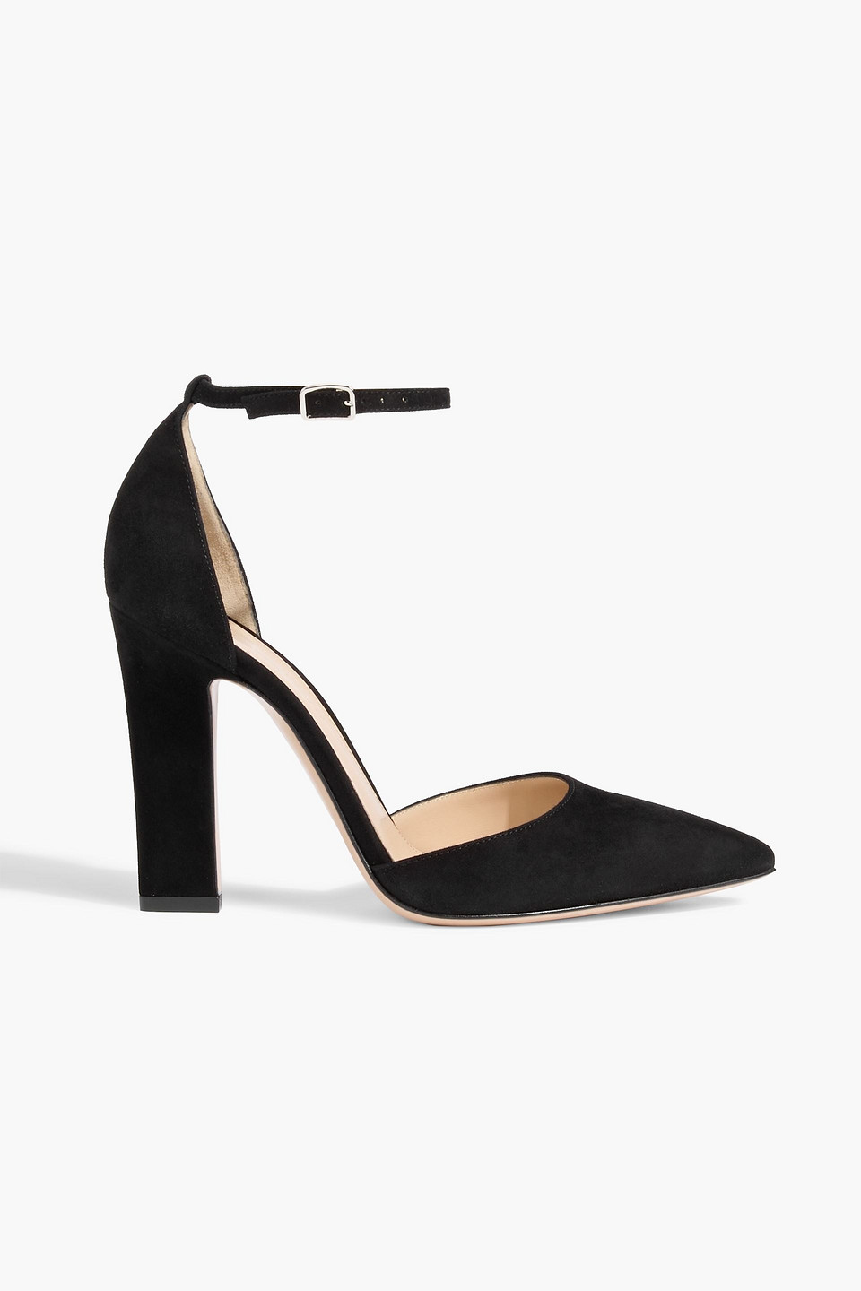 Gianvito Rossi Mila Suede Pumps In Black