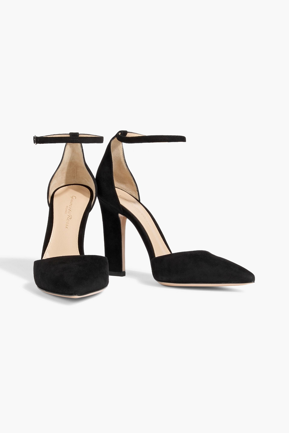 Gianvito Rossi Mila Suede Pumps In Black