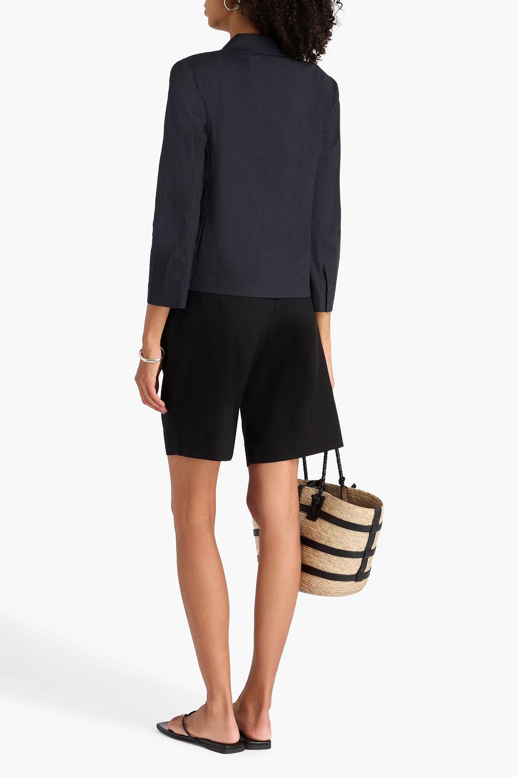THEORY Linen-blend blazer