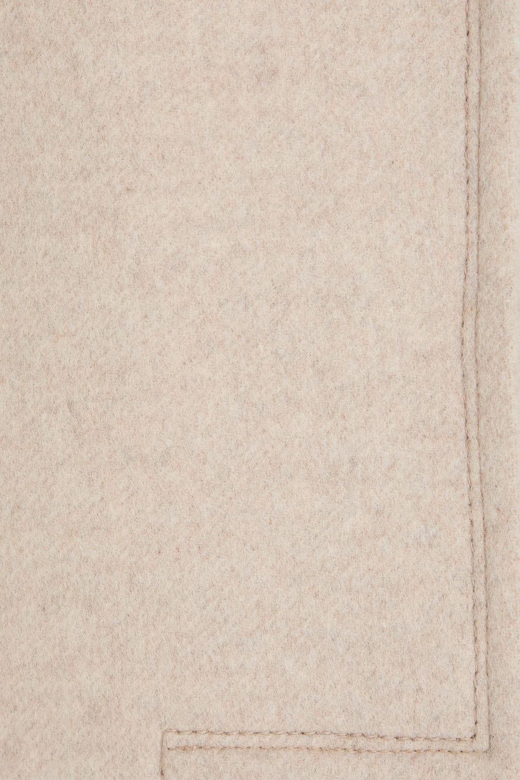 THEORY PROJECT Brushed wool-blend twill coat