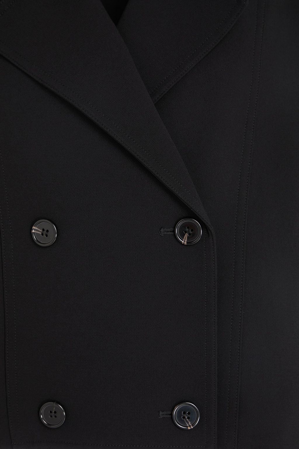 THEORY Cropped crepe trench coat