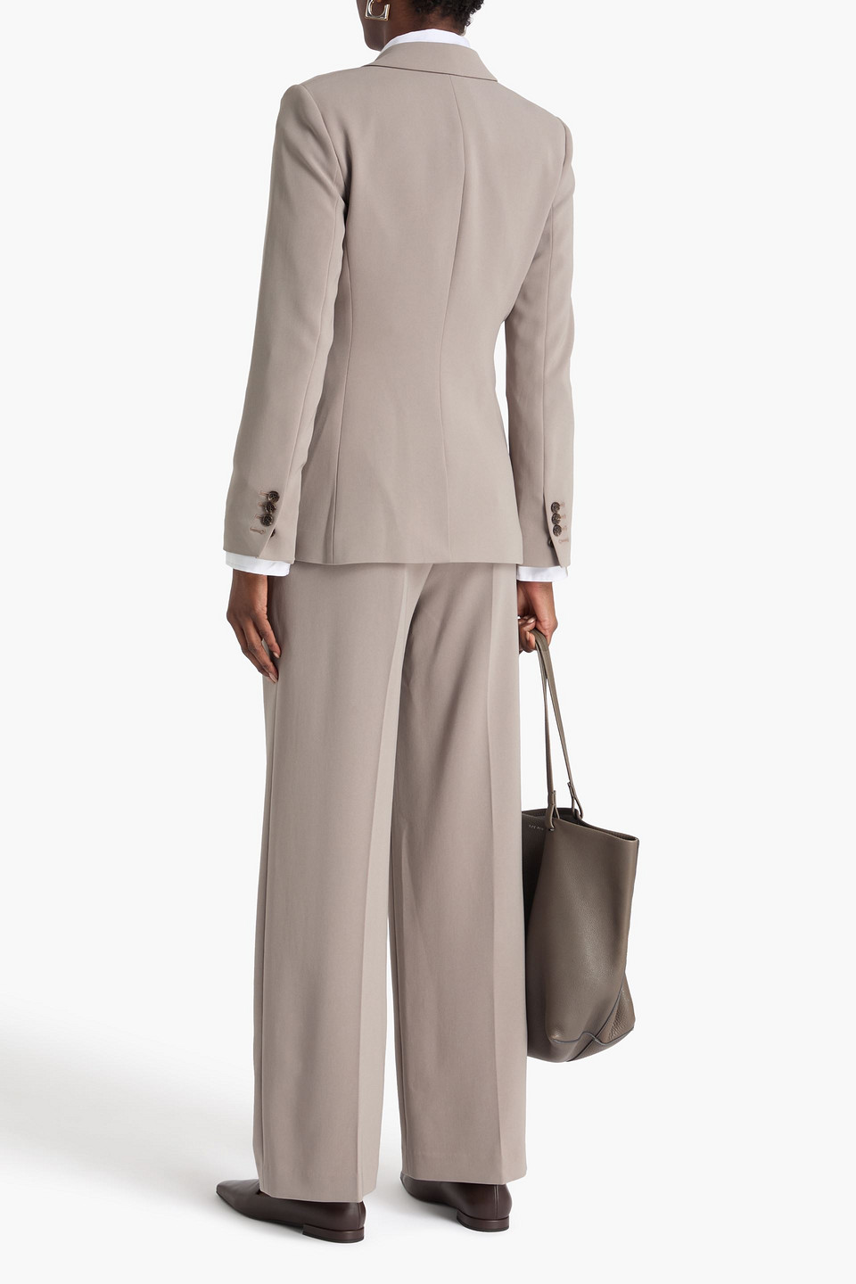  Theory - Blazer „staple“ Aus Crêpe - Neutral - Us 8 
