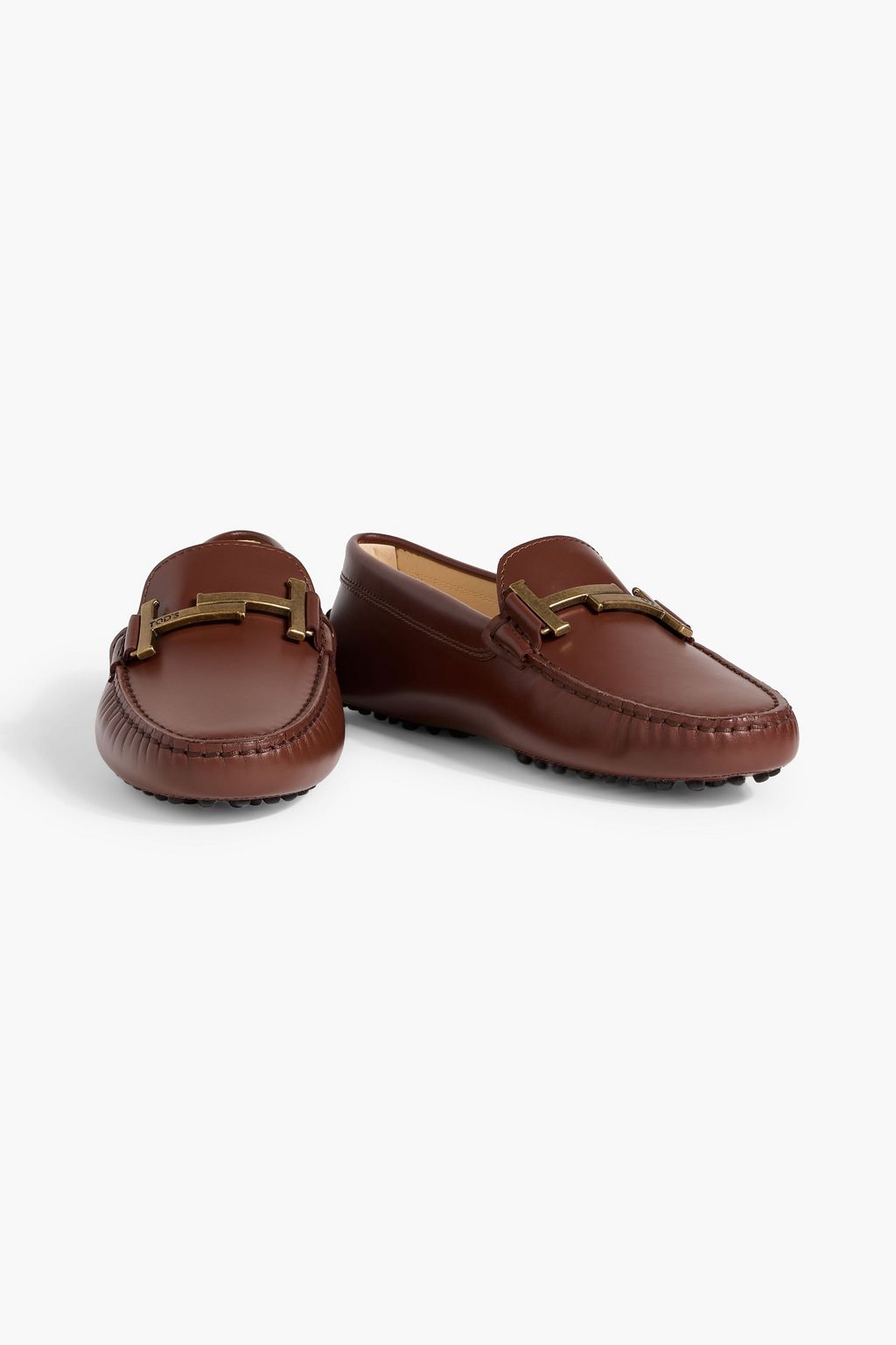 TOD'S Double T leather loafers