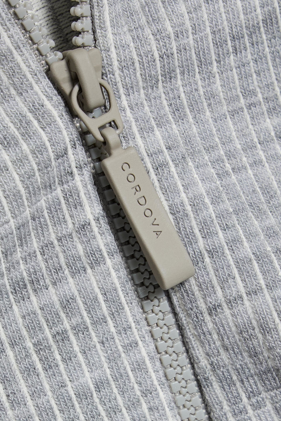 Cordova Stowe Ribbed Wool-blend Base Layer In Gray
