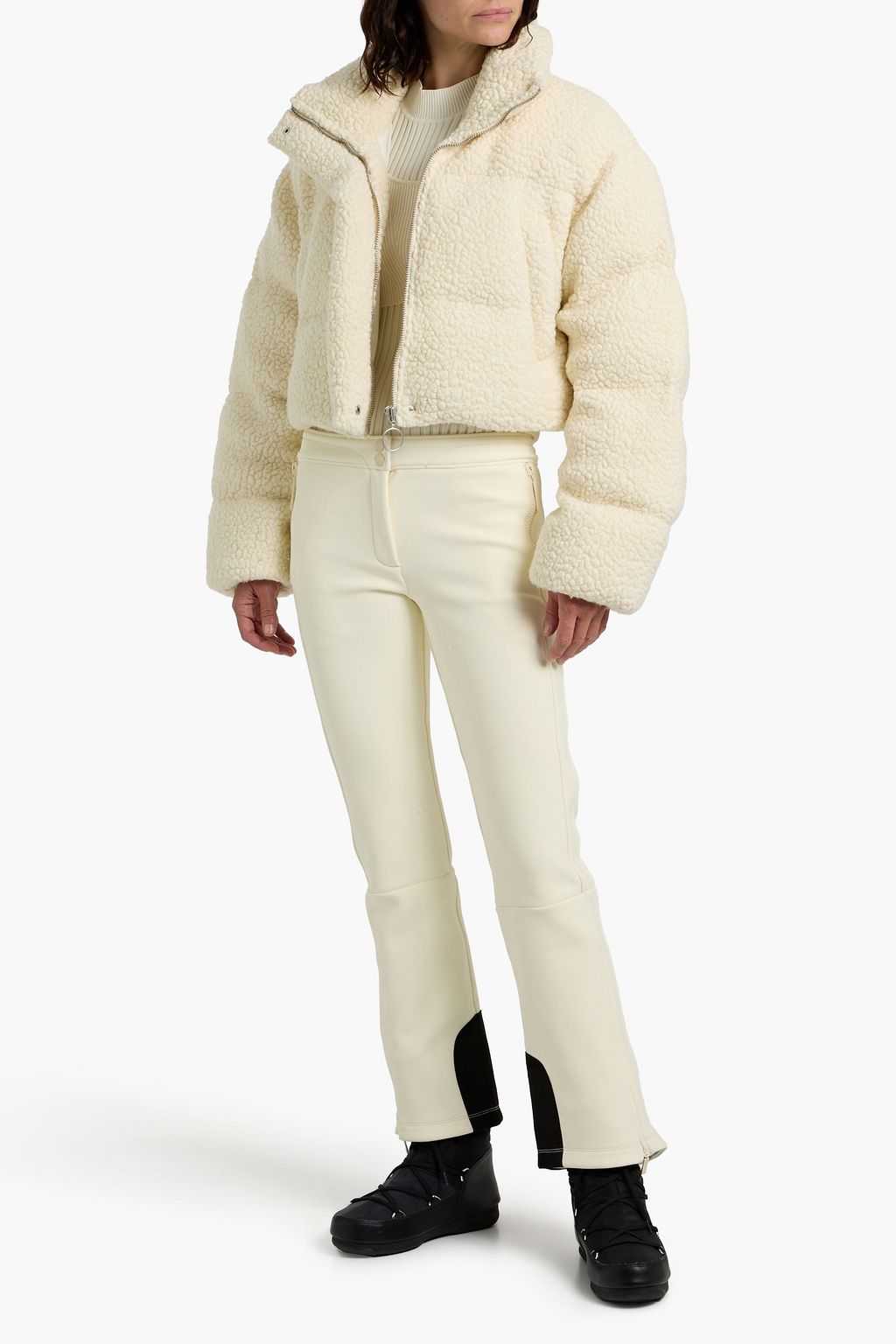 CORDOVA Kozzy cropped quilted wool-blend fleece ski jacket | THE