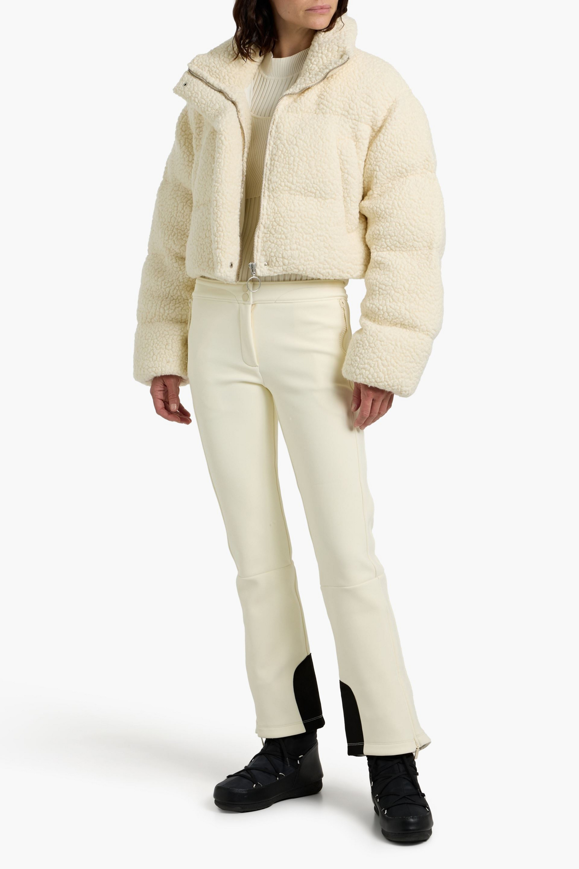 CORDOVA Kozzy cropped quilted wool-blend fleece ski jacket