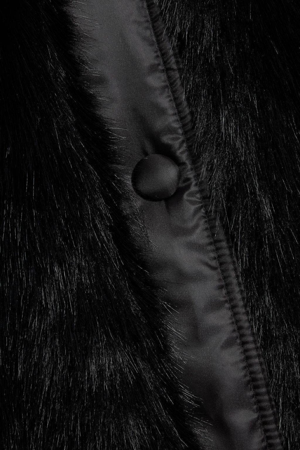 PERFECT MOMENT Shell-trimmed plush coat