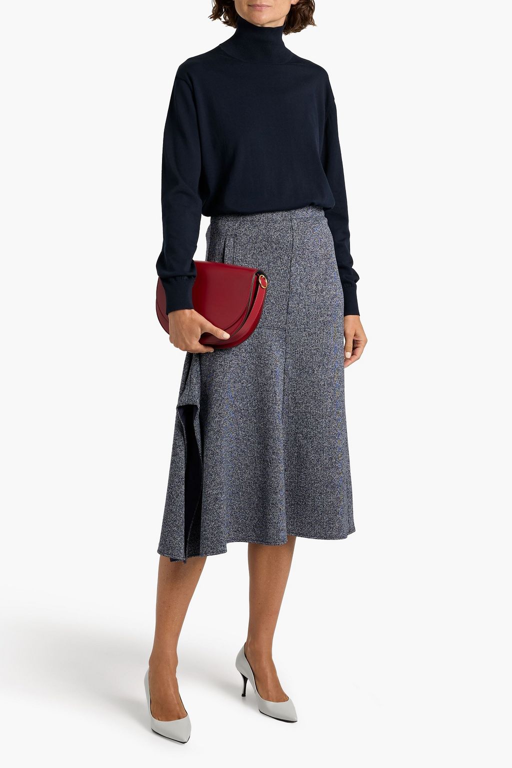 TIBI コットン タートルネックセーター