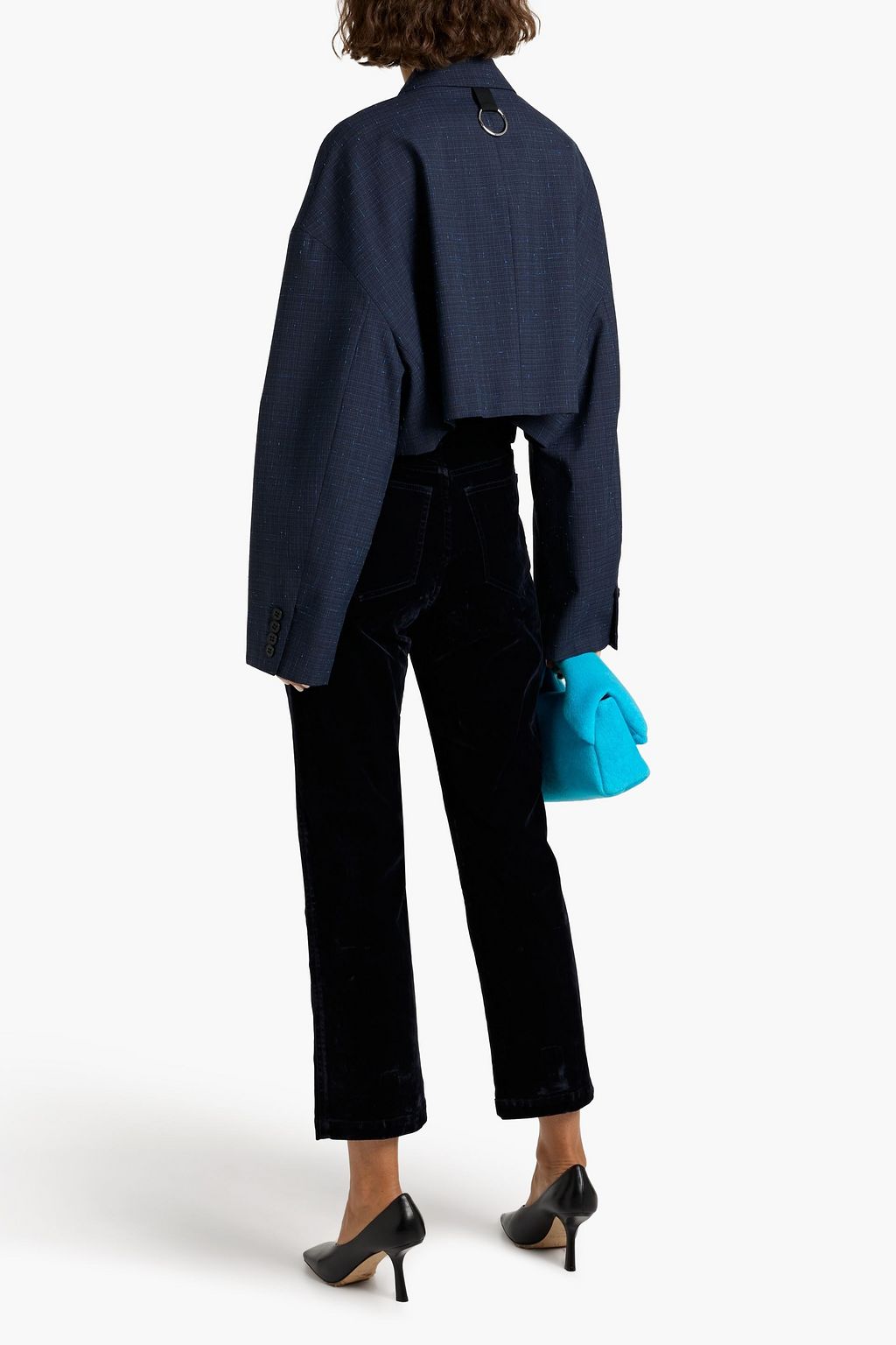 A.L.C. Willie cotton-blend velvet straight-leg pants